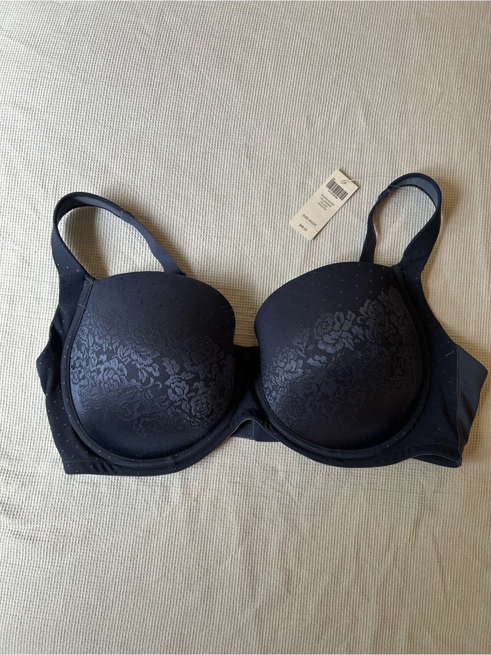 Soma Black Floral Lace T-Shirt Bra